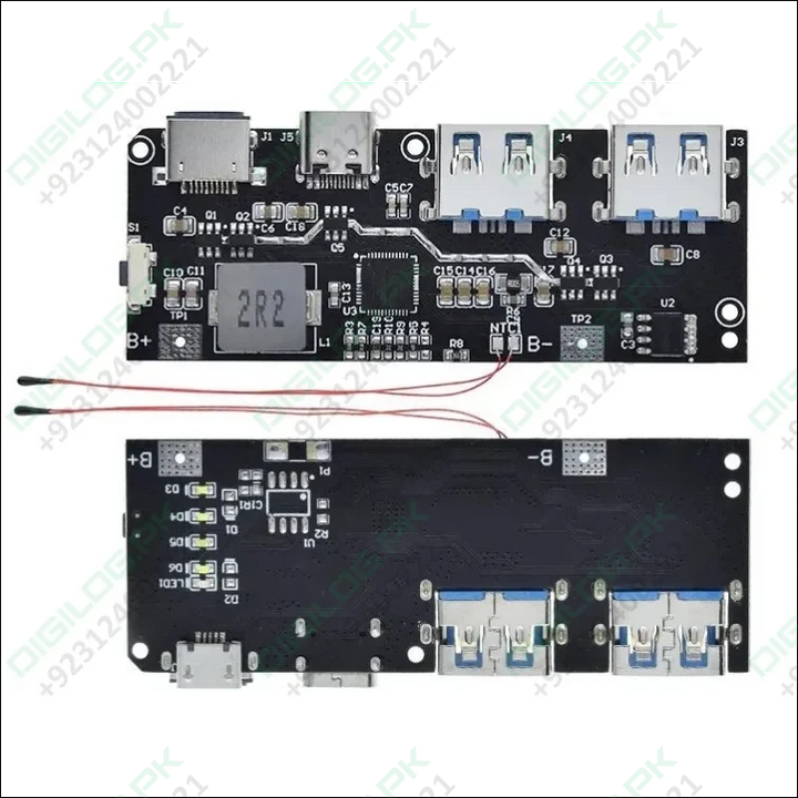 SW6206 SW6208 QC4 PD3.0 22.5W Power Bank Module led Version B| Fast Charging | Digilog.pk SW6206 SW6208 QC4 PD3.0 22.5W Power Bank Module led Version B| Fast Charging | Digilog.pk