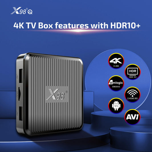 X98 - 6GB+64GB - Android 13 - 4K - 2023 Model - Smart Android Tv Box