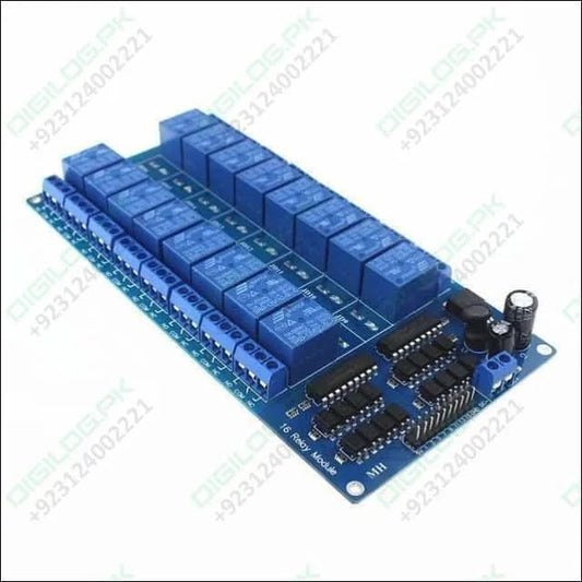 5v 16 Channel Relay Module With Optocoupler Lm2576 Power Supply