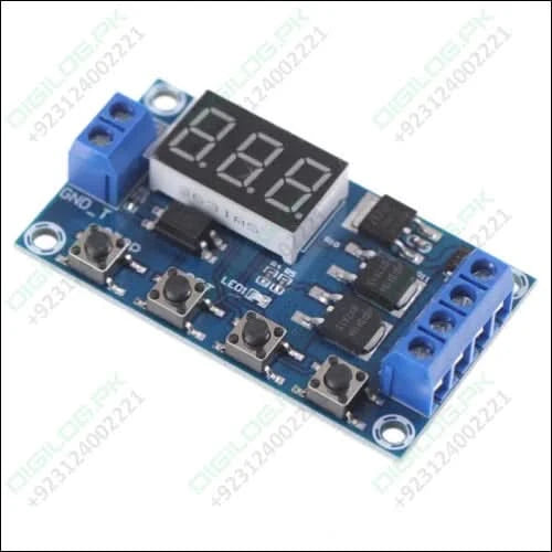 DC 5-30V Dual MOS LED Digital Time Delay Relay Switch Module Circuit Board