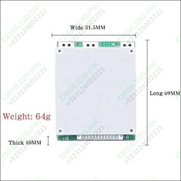13S 35A 48V Li-ion Lithium 18650 BMS PCB PCM Battery Pack Balance Integrated Circuits Board For Arduino