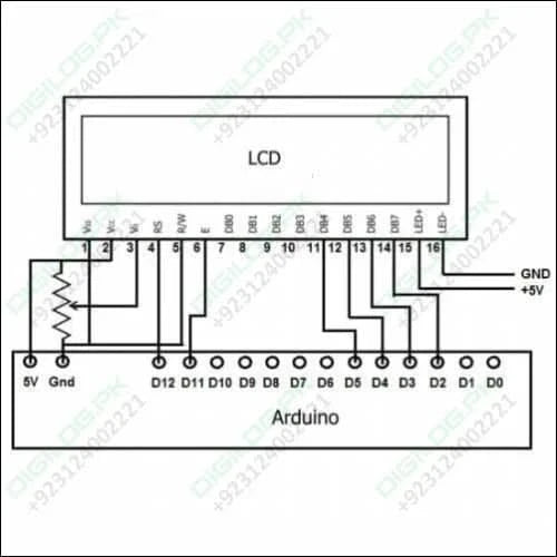 16x4 Character Lcd 1604 Green Lcd Display Module Fdcc1604 Series For Arduino Raspberry Pi