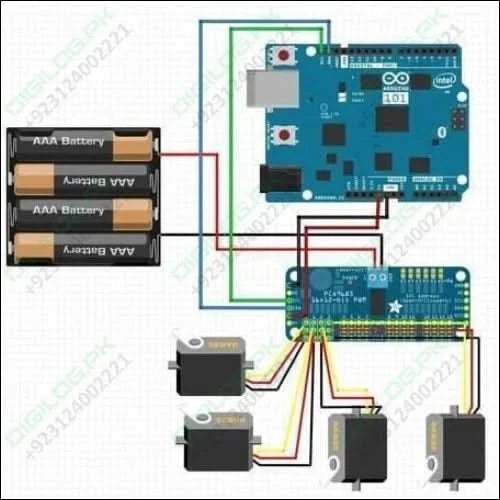 16 Channel Servo Motor Driver Pca9685 12 Bit Pwm I2c Module For Arduino