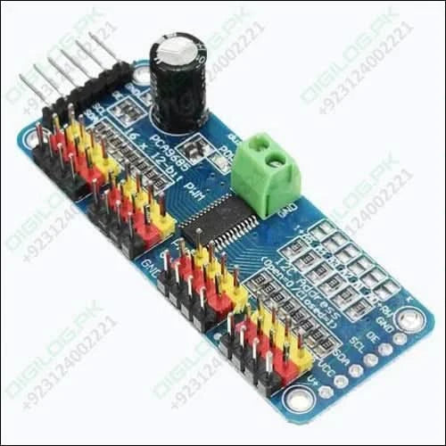 16 Channel Servo Motor Driver Pca9685 12 Bit Pwm I2c Module For Arduino