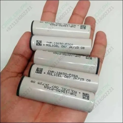 Pull-out High Quality 18650 3.7v 2600mah Molicel Cell Battery In Pakistan