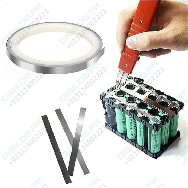 1 Meter 18650 Nickel Strip Belt Tape Li-ion Battery Connector Spcc Spot Welding Bms Parts 0.12mm 5mm