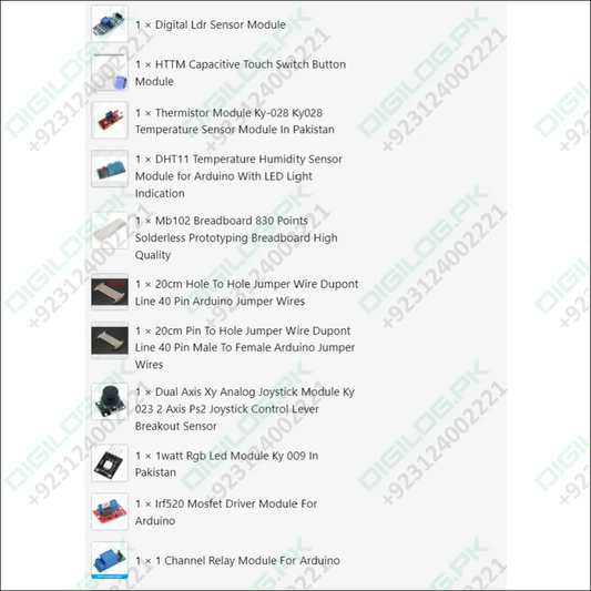 Beaconhouse Arduino Starter Kit