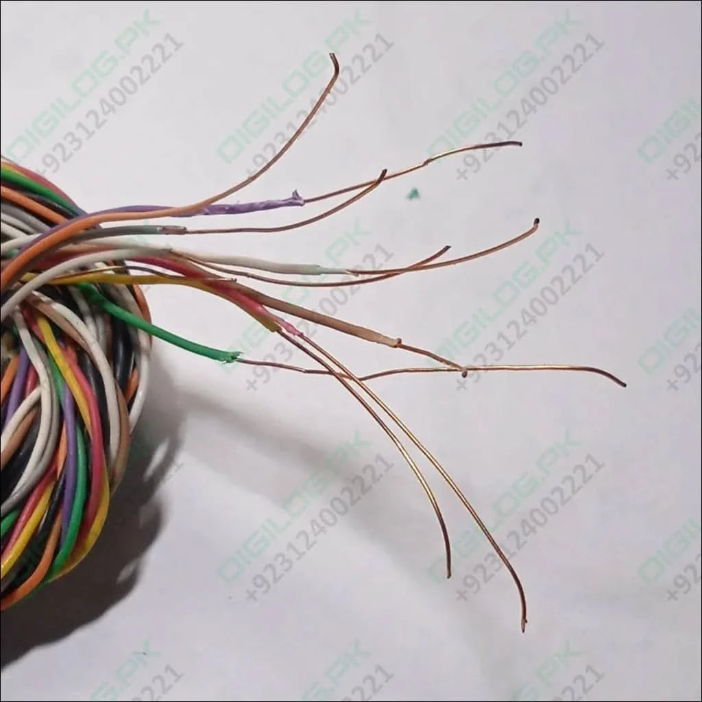 1 Meter 10pcs Hard Jumper Wires 100cm Spiral Wrap Wires 10 Core Cable