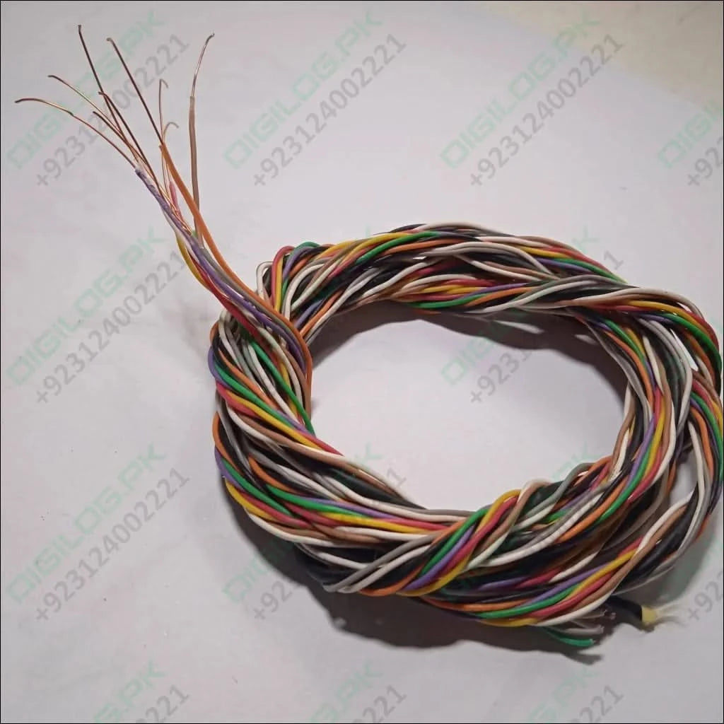 1 Meter 10pcs Hard Jumper Wires 100cm Spiral Wrap Wires 10 Core Cable