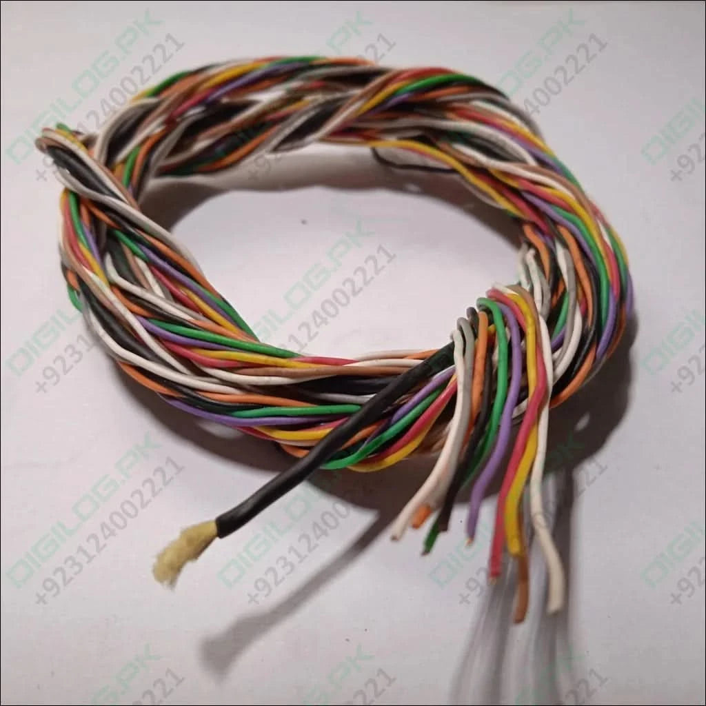 1 Meter 10pcs Hard Jumper Wires 100cm Spiral Wrap Wires 10 Core Cable
