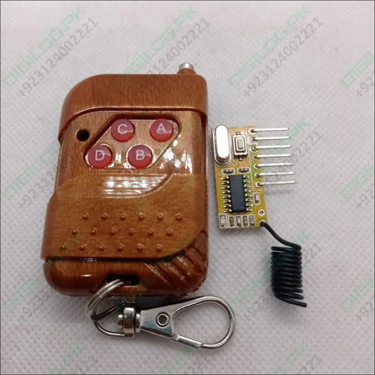 Without Battery 4 Channel Wireless Remote Control Kit RX12 RF Transmitter Receiver Module For Arduino Momentary Type