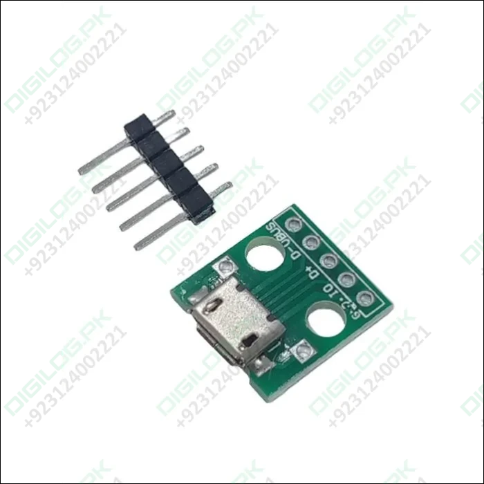 Female Micro Usb To Dip 5-pin Bread Board Power Supply Breadboard Power Supply