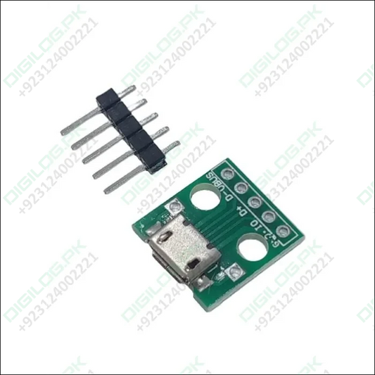 Female Micro Usb To Dip 5-pin Bread Board Power Supply Breadboard Power Supply