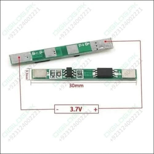 1s 3a 3.7v Li-ion Bms Pcm Protection Board Without Wire For 18650 Lithium Lion Battery
