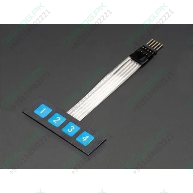 1x4 Keymatrix Key Matrix Membrane Switch Control Panel Keypad Keyboard in Pakistan