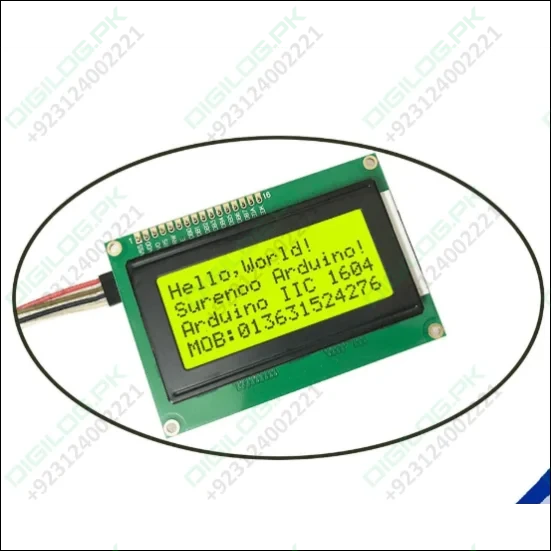 Iic I2c Twi 164 1604 16x4 Lcd Screen Module Character Series With Backlight For Arduino
