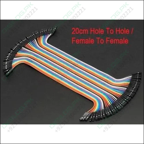20cm Hole To Hole Jumper Wire Dupont Line 40 Pin Arduino Jumper Wires