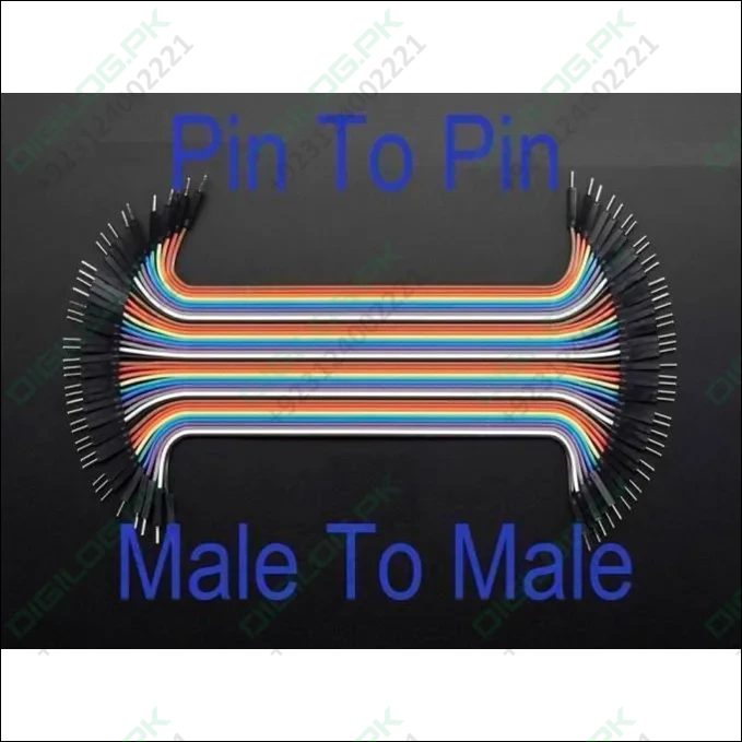 20cm Pin To Pin Jumper Wire Dupont Line 40 Pin Arduino Male To Male Jumper Wire