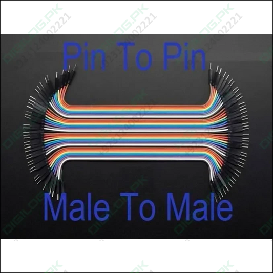 20cm Pin To Pin Jumper Wire Dupont Line 40 Pin Arduino Male To Male Jumper Wire