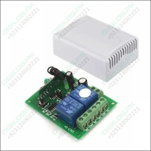 2 Channel RF Wireless System Remote Control Switch Module With Shell 12V 10A 315MHz For Smart Home