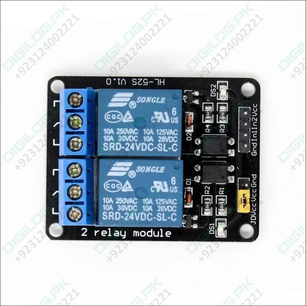 2 Channel Relay Module Relay Board Arduino Relay Module With Optocoupler