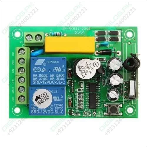 2 Channel Wireless 433mhz Remote Control Switch Module Ak Rk02s 220b With Rf Remote Controller Transmitter