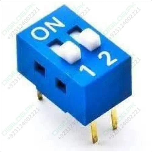 2 Way Dip Switch Binary On Off 2 Conductor Switch in Pakistan