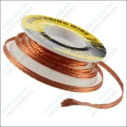 2ft Braid Solder Remover Wick 0.75m 2.0 Mm Desoldering Copper Spool Wire