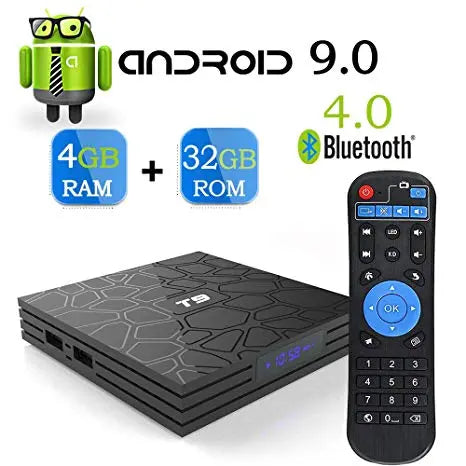 T9 Android TV Box T9 RK3328 Quad Core 4gb / 32gb 4k Android 9.0 USB 3.0 Smart Set Top Box Free Delivery All Over Pakistan