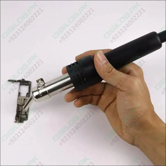 3pcs 45 Degree Hot Air Nozzles 7/8/10mm Curved Nozzles Replaceable For 850 Hot Air Soldering Station