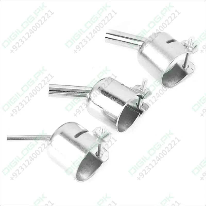 3pcs 45 Degree Hot Air Nozzles 7/8/10mm Curved Nozzles Replaceable For 850 Hot Air Soldering Station