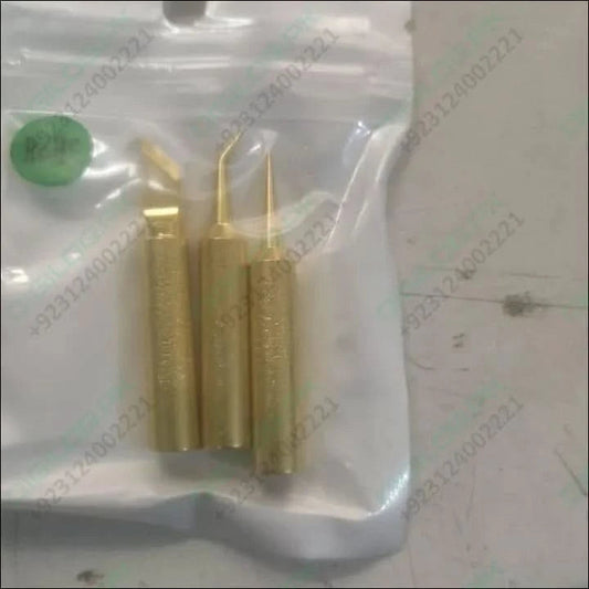 3pcs Soldering Iron Tips For Temperature Adjust Electric Soldering Iron
