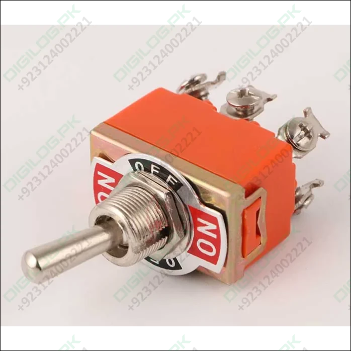 3 Position On Off On Screw Terminal Toggle Switch 6 Pin Pakistan