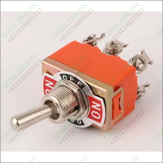 3 Position On Off On Screw Terminal Toggle Switch 6 Pin Pakistan