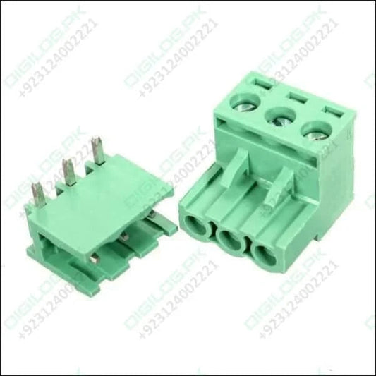 5.08mm Pitch 3 Pin Connector Pcb Mount Right Angle Bent Screw Terminal