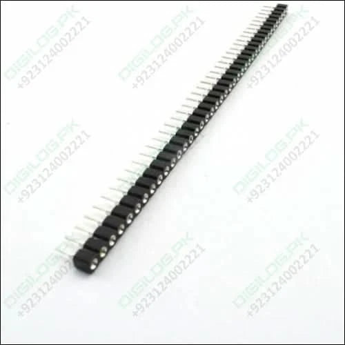 40 Pin 2.54mm Single Row Round Female Pin Header Strip