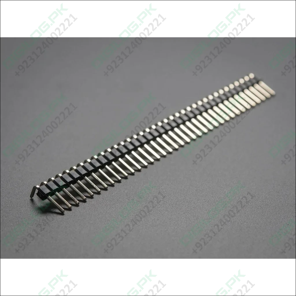 40 Pin 90 Degree Right Angle Male Header Break Away Bent Header