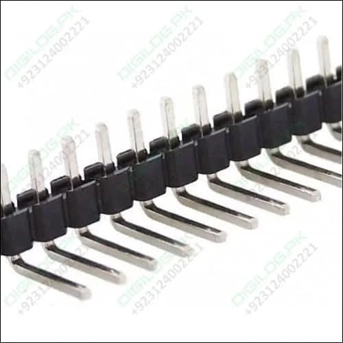 40 Pin 90 Degree Right Angle Male Header Break Away Bent Header