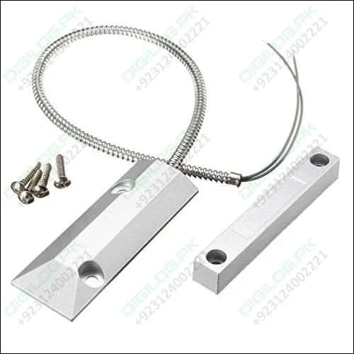 YZIF Wired Metal Door Magnetic Contact Sensor Detector - Garage Warehouse Security Magnetic Switch Alarm