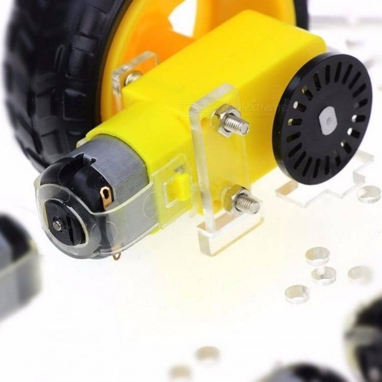 Imported Original 4wd Smart Robot Car Chassis Kit For Arduino