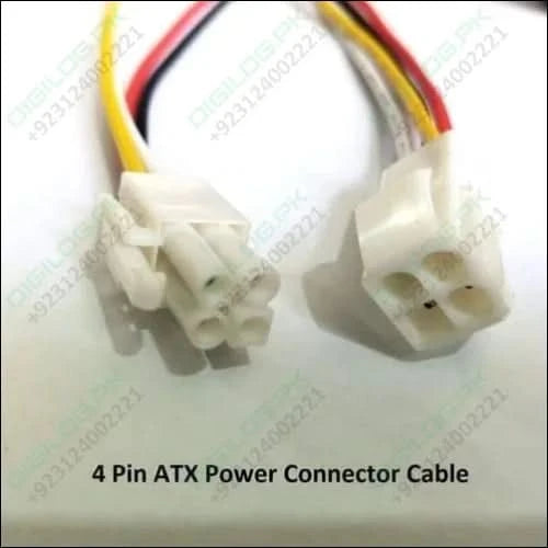 4 Pin Power Connector 12v Atx Cpu Power Supply Extension Male To Female Cable Adapter