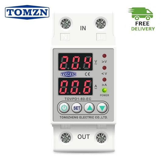 4th Gen 2 IN1 Tomzn Adjustable Over & Amp Under Voltage Protective Device
