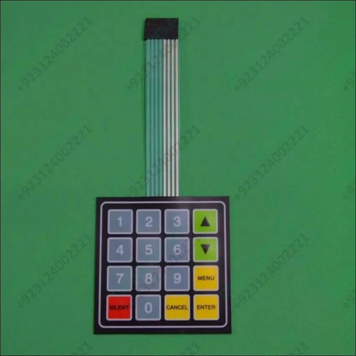 4x4 Arduino Keypad Matrix With Up Down Keys