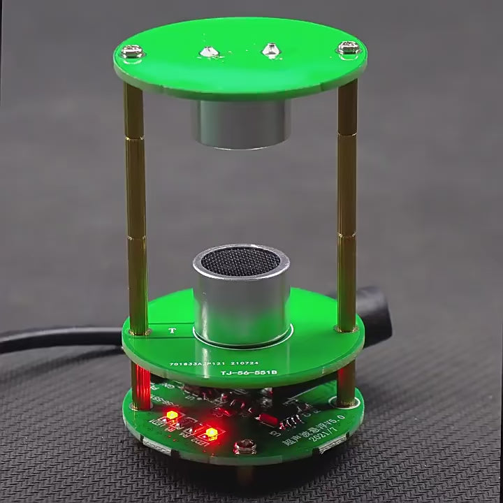 TJ-56-551 Unassemboled DIY Ultrasonic Levitation Kit Floating Standing Wave Control DIY Soldering Project Electronic Kit Acoustic Suspension 12V