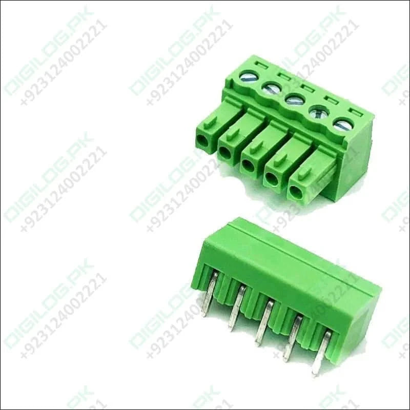 5pin 15edg-y 3.81mm Kf2edg 3.5mm Pcb Screw Terminal Blocks Connector Plug Pin Right Angle 3.81mm Pitch Header Socket