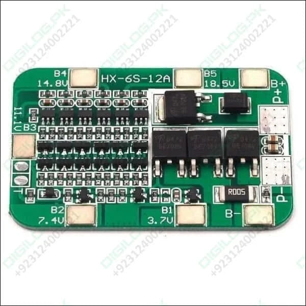 6s Bms 22.2v 12a Lithium Battery 6 Cells 18650 Charging Charger Protection Board Module