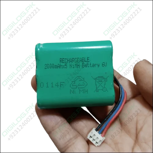 6v Battery 2000mah Ni-MH Battery Pack Size Aa Rechargeable