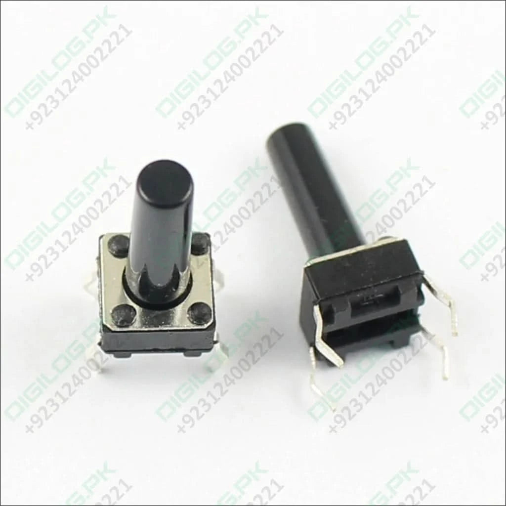 6x6x14mm Momentary Tactile Tact Push Button Switch 4 Pin Dip High 14mm