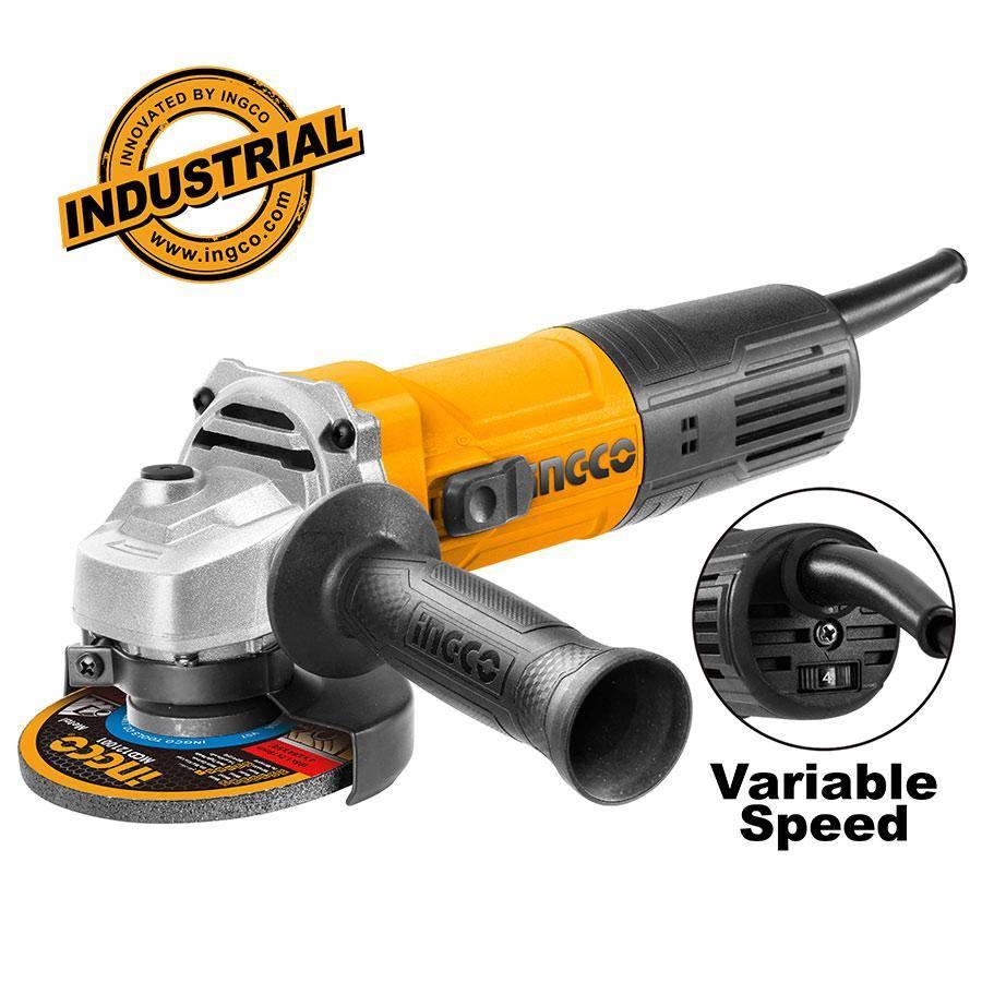 INGCO 900w 5 Inch Variable Speed Angle Grinder, AG900285