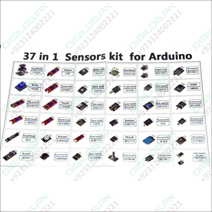 Arduino Sensor Kit In Pakistan 37 In 1 Sensors Kit For Arduino In Pakistan